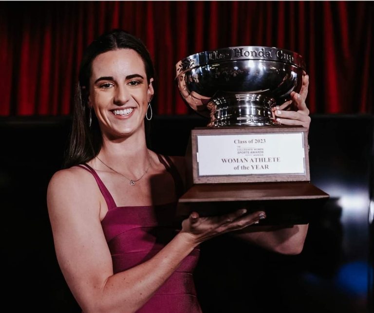 Iowa's Caitlin Clark wins 2023 Honda Cup, named Collegiate Woman
