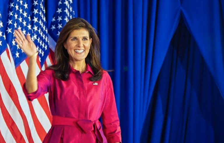 Suddenly-cocky Nikki Haley lambasts Trump on her way out of Iowa, "he