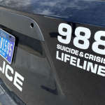 Clear Lake police add 988 number to their marked patrol cars as public service