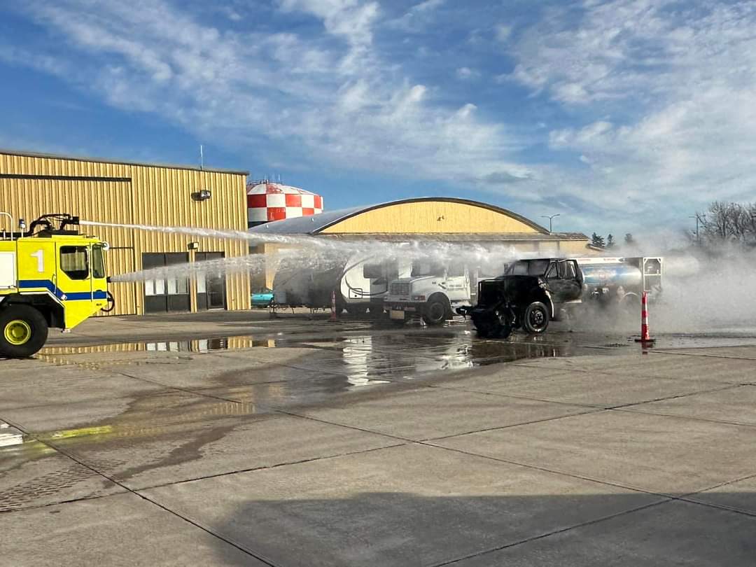 Firefighters douse fuel truck fire at Fort Dodge airport ...
