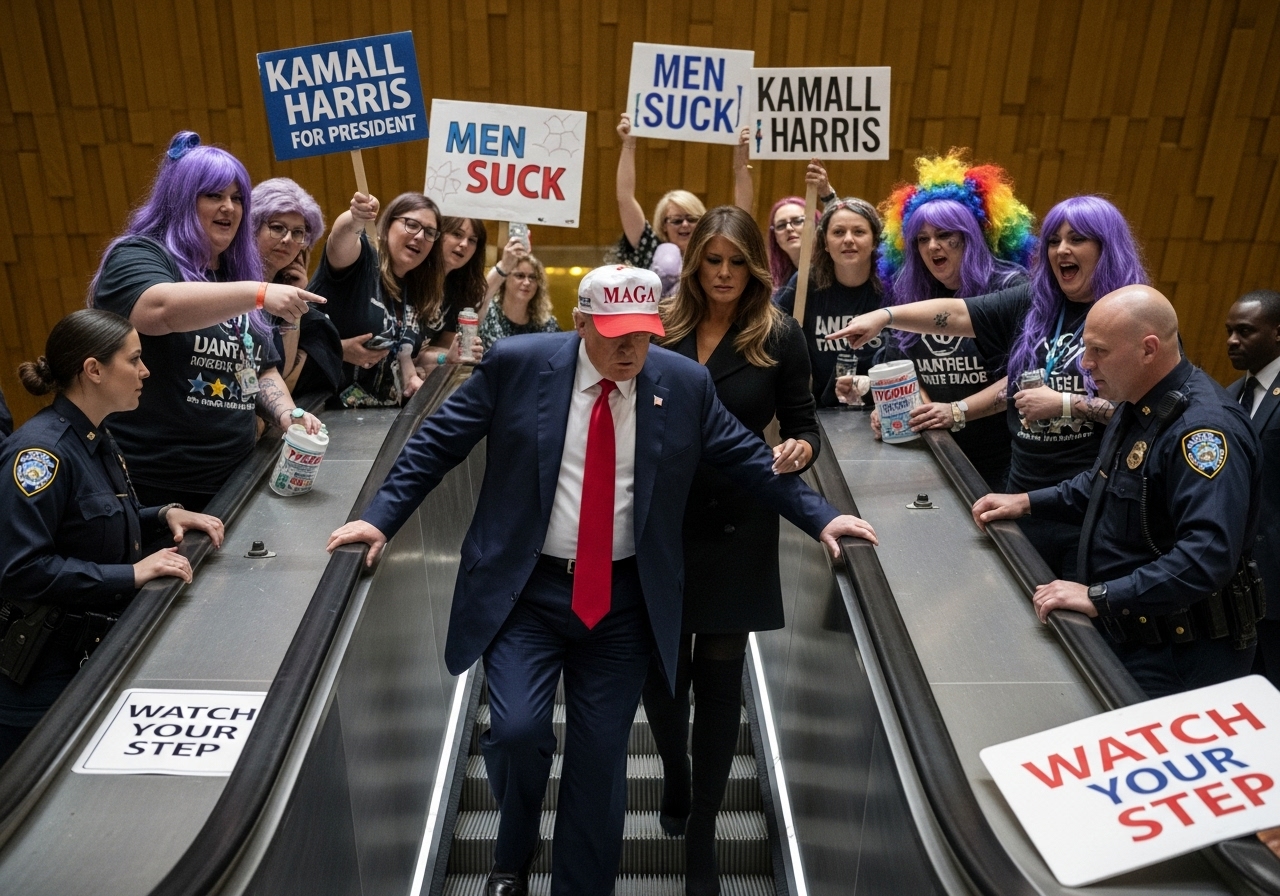 President Trump lambasts United Nations after escalator, teleprompter