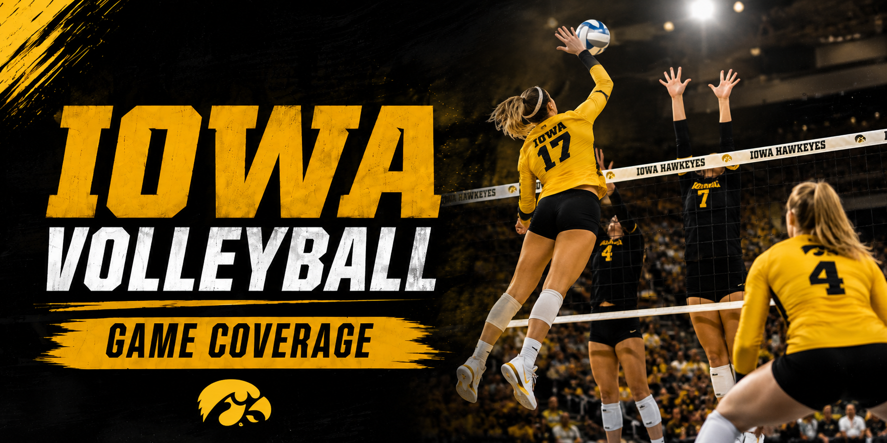 Iowa Hawkeye volleyball wins home opener behind Rosa Vesty's career night